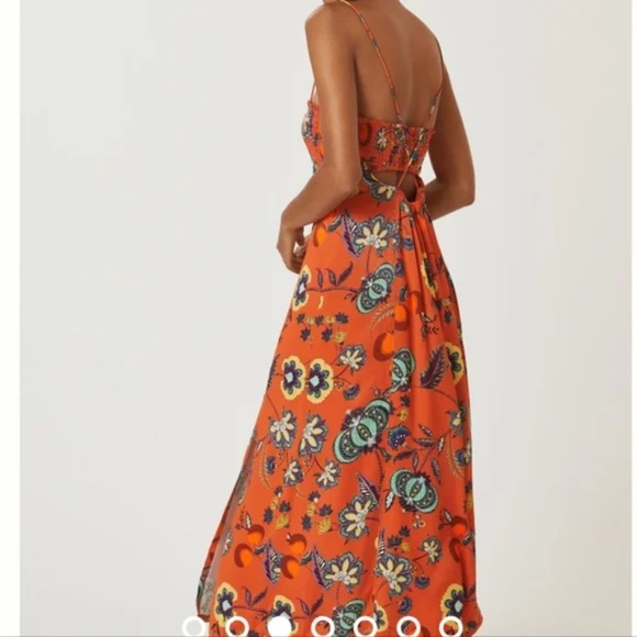 Anthropologie Maeve Cross-Back Maxi Dress - Picture 4 of 11